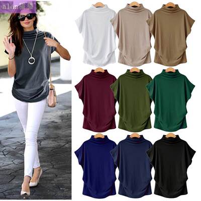 shirts women blouse ladies shirt female tops big size短袖t恤