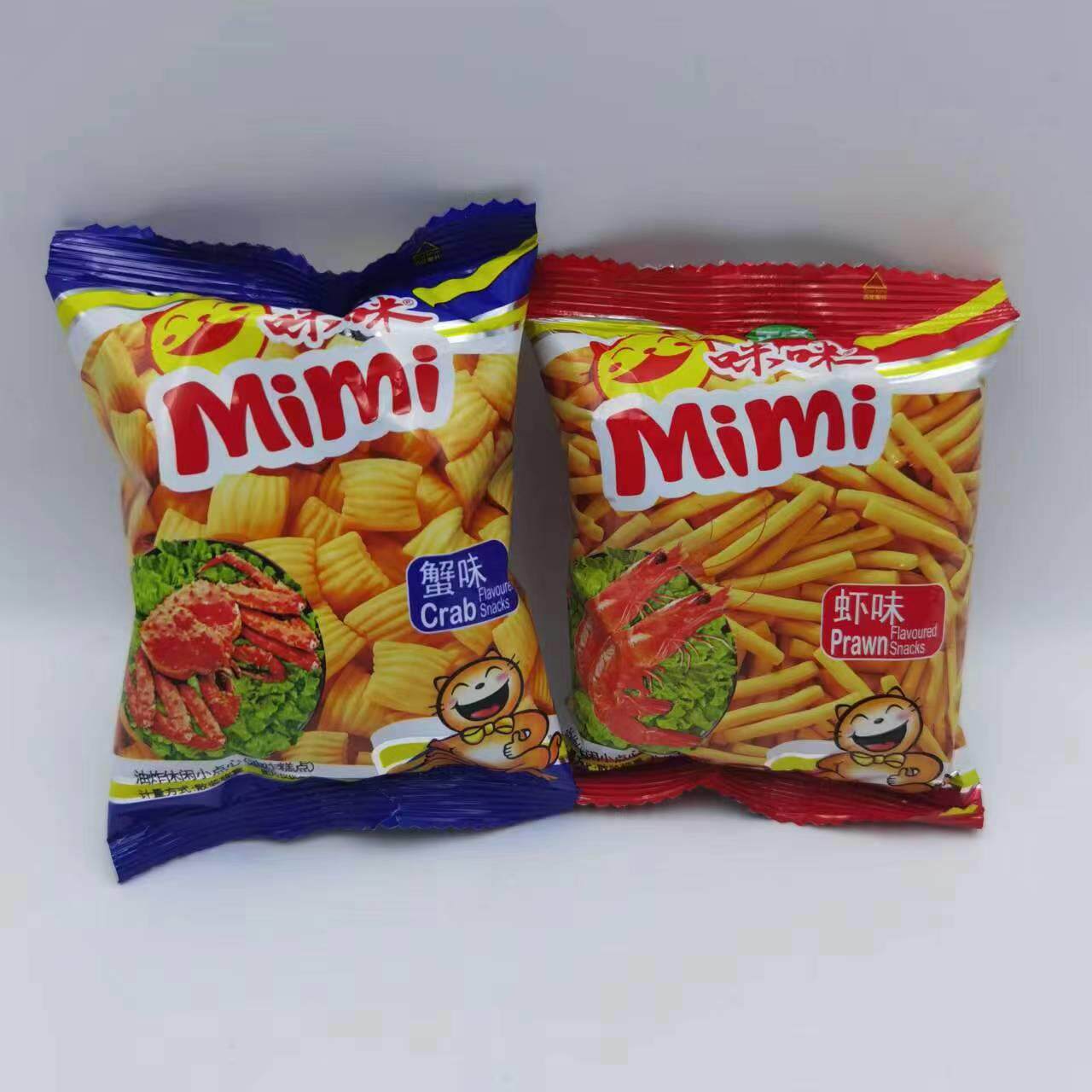 ￥新疆包邮西藏休闲爱尚咪咪mimi蟹味虾味儿童解馋小零食