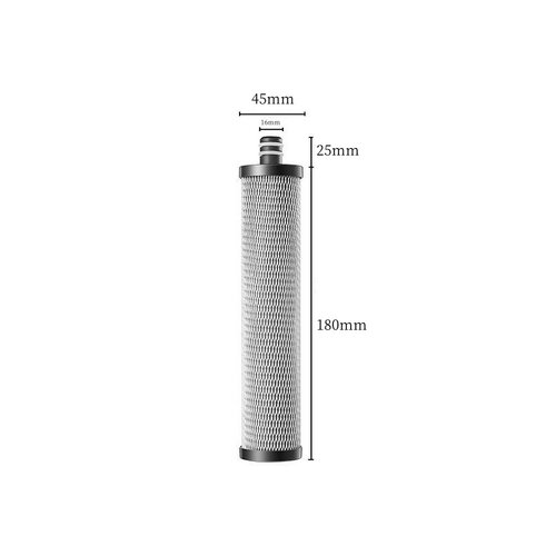 205*45mmZF滤芯CTO压缩碳滤芯不锈钢过滤器家用直饮净水器滤芯