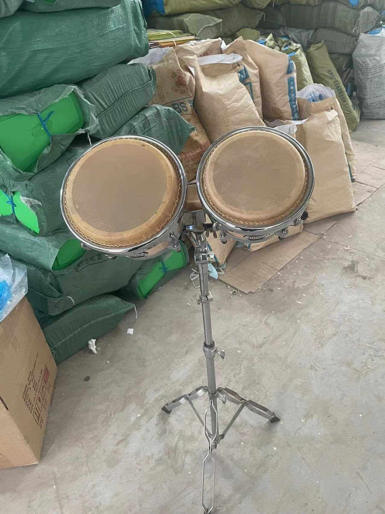 正品邦戈鼓奥尔夫打击乐器康佳鼓早教音乐教具非洲鼓bongo牛皮鼓6