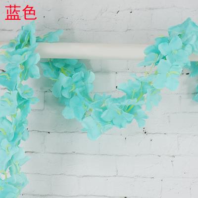 仿真绣球花串洋兰花串壁挂花紫藤花串绢花假花藤条婚庆假花装u饰