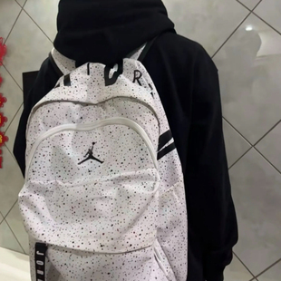 Jordan 学生休闲 聚酯纤维 书包背包双肩包 大号 男女同款情侣款