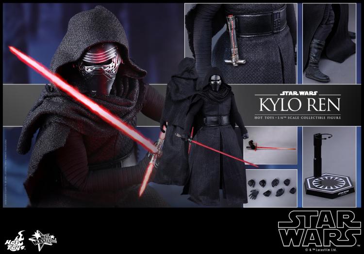 八脚 hottoys ht 1/6 mms320 星球大战7 原力觉醒 凯洛伦 现货