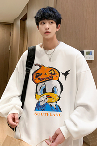 抖音供貨！中性風(fēng)2025秋季港風(fēng)潮流衛(wèi)衣男女寬松外套男WY2309-P43圖片