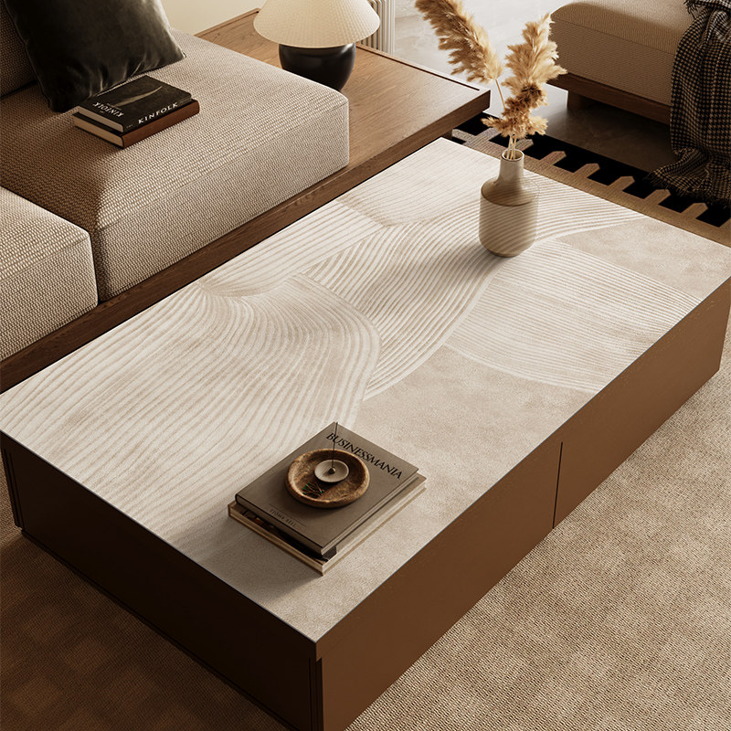 侘寂风茶几垫高级感茶几桌垫防水防烫免洗桌布桌面保护垫餐桌垫子,居家布艺,桌布,淘宝优惠券,粉丝福利购,淘宝优惠卷