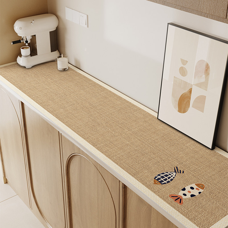 卡通餐边柜垫玄关鞋柜保护垫防水皮革桌垫电视柜桌面垫子定制新款,居家布艺,桌布,淘宝优惠券,粉丝福利购,淘宝优惠卷