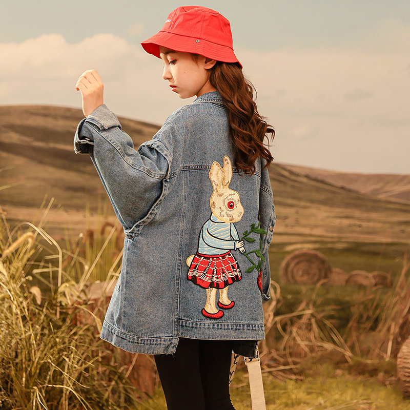 贝蒂女童秋冬韩版牛仔外套2025冬季儿童卡通时髦小女孩外套童装,童装/婴儿装/亲子装,普通外套,淘宝优惠券,粉丝福利购,淘宝优惠卷