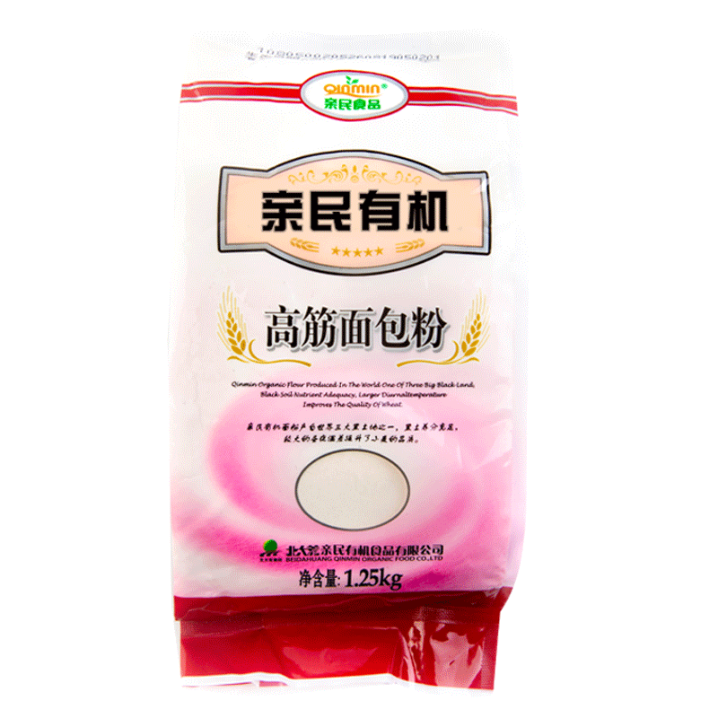 亲民有机高筋面包粉家用黑龙江产