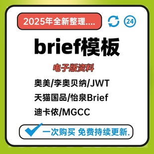 4A广告提案简报brief文档客户比稿营销推广品牌策略策划PPT方案