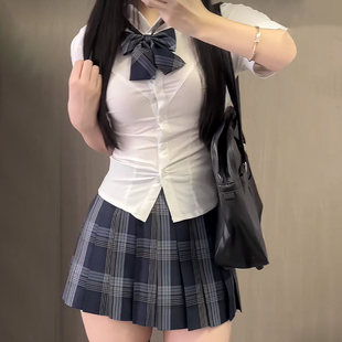 辣妹风polo衫 夏季 收腰显身材短袖 衬衫 设计学院风上衣女 2026新款