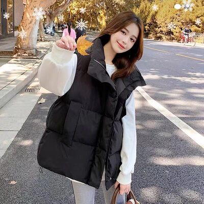 百搭纯色拉链宽松显瘦立领常规