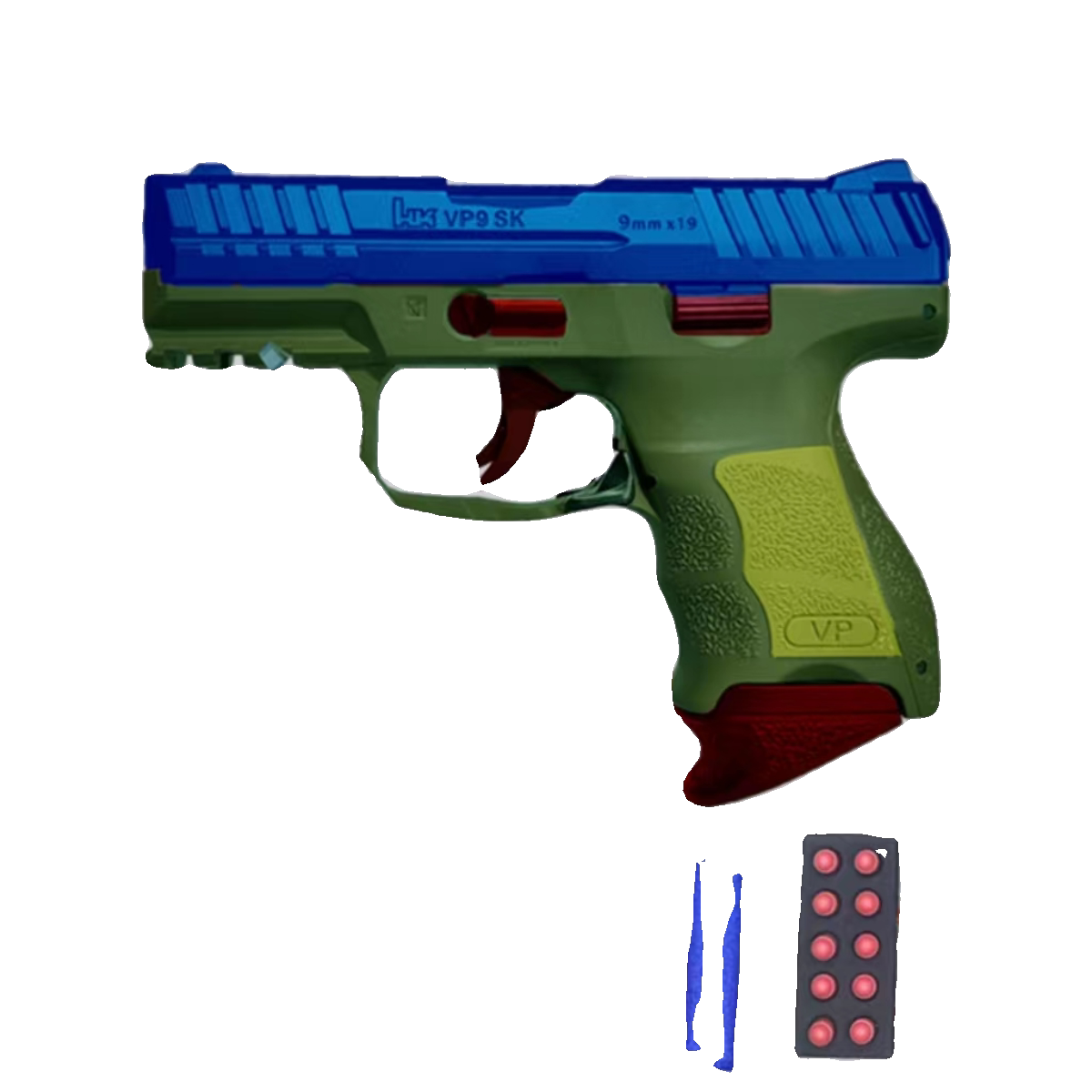 vp9-sk三代软弹枪合金金属仿真可发射发射器科教成人男生模型快拆