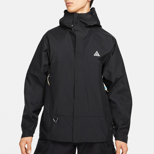 Nike耐克ACG男款连帽户外防水软壳冲锋衣防风夹克外套 DV9416-010