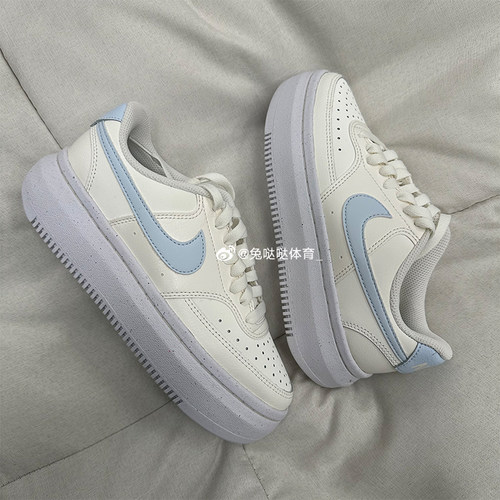 Nike 耐克 女子复古增高厚底低帮运动休闲板鞋DZ5394-106