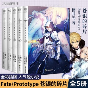 完结篇FATE小说终册 正版 樱井光专职作家全彩插图圣杯战争FATE系列动漫轻小说 碎片小说共1 Fate 5册 Prototype苍银 全套5册