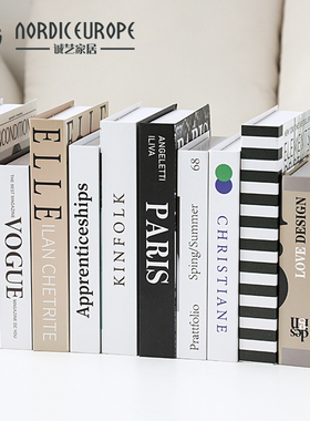 简约现代假书彷真书装饰品道具摆设模型北欧风格创意客厅书柜摆件