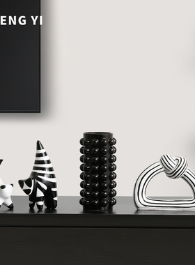 轻奢高档小众高级感艺术摆件电视柜酒柜客厅家居样板间书柜装饰品