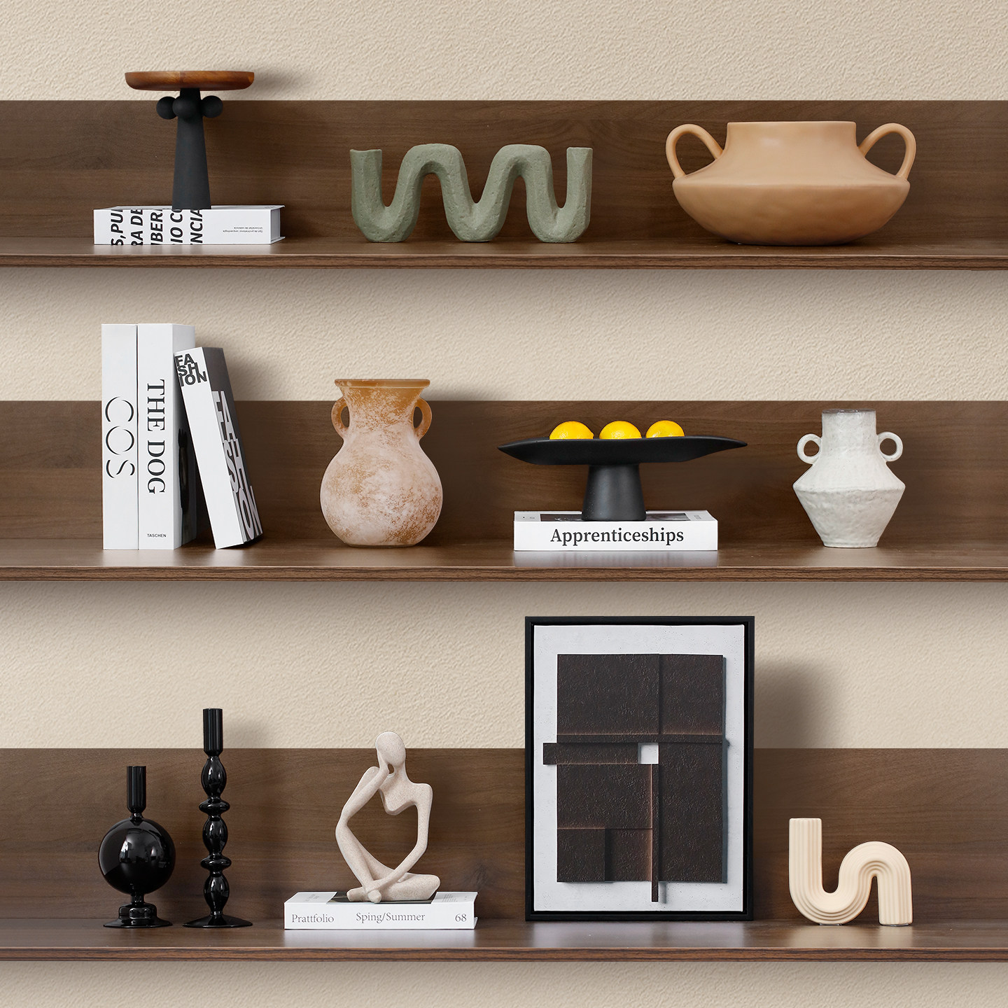 诚艺侘寂高级感小众艺术中古风摆件家居客厅玄关酒柜壁龛软装饰品,家居饰品,装饰摆件,淘宝优惠券,粉丝福利购,淘宝优惠卷