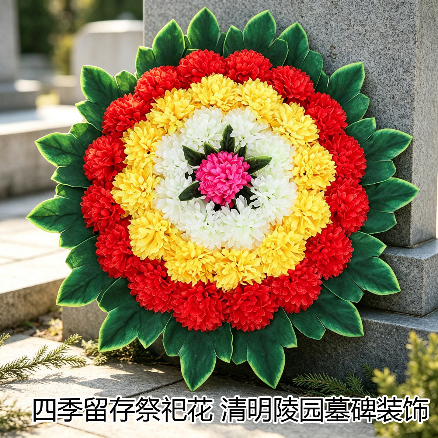 清明祭扫仿真塑料花束