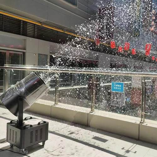3500瓦大型摇头雪花机人工造雪机圣诞商场舞台婚庆户外仿真下厂家