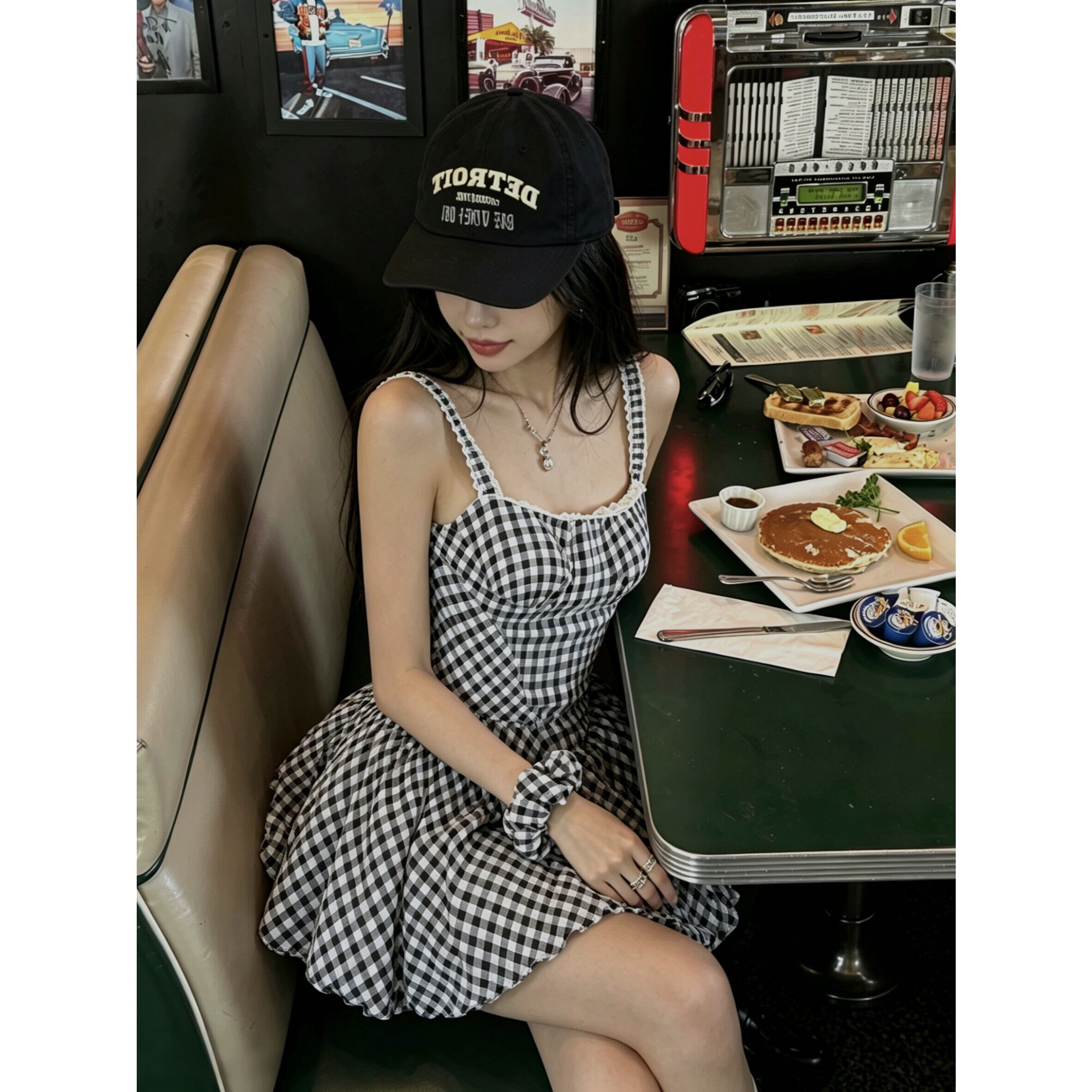 法式少女感蓬蓬裙韩系甜
