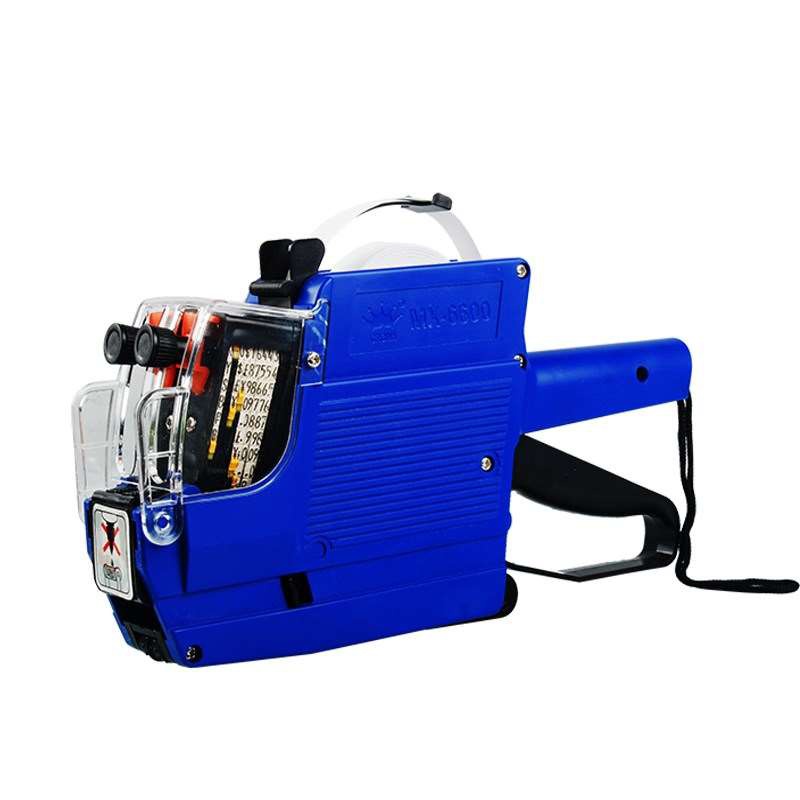 速发标签机mx-6600送市卷纸超5打价机双排20位标价机打码机标价器