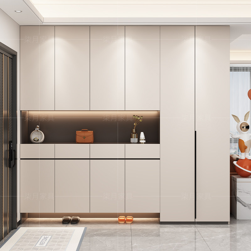 简约鞋柜实木超大储藏