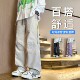 工装 大童男装 裤 青少年长裤 子男初中高中学生休闲直筒阔腿裤 春秋季