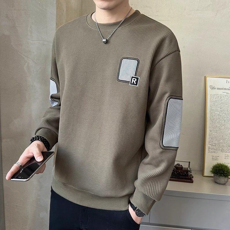 加绒卫衣男秋冬季2025新款重磅潮牌刺绣休闲长袖t恤宽松圆领上衣,户外/登山/野营/旅行用品,作训外套/套装/野战套装,淘宝优惠券,粉丝福利购,淘宝优惠卷