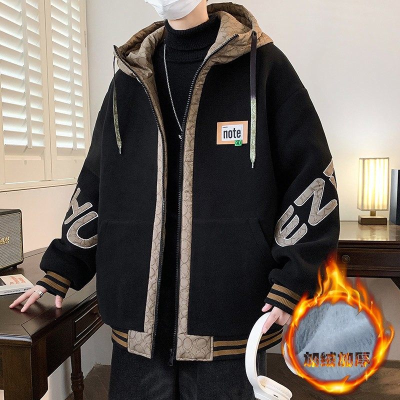 12男孩秋冬季加绒外套夹克13初中学生14大童棒球服15岁青少年棉衣,运动服/休闲服装,跑步套装,淘宝优惠券,粉丝福利购,淘宝优惠卷