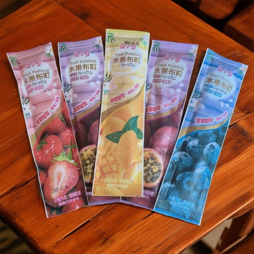 多种口味水果果冻奶茶味混合