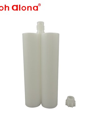 600毫升白色点胶管混合筒MC-600-1:1胶水配件胶水针筒直通胶管