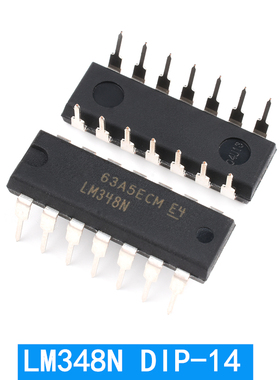 直插LM324N 358P 318 258 224 348 2904运放运算放大器芯片8DIP14