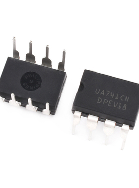 UA741CP LM741 高益单运算放大器 补偿型 直插DIP-8 IC 芯片