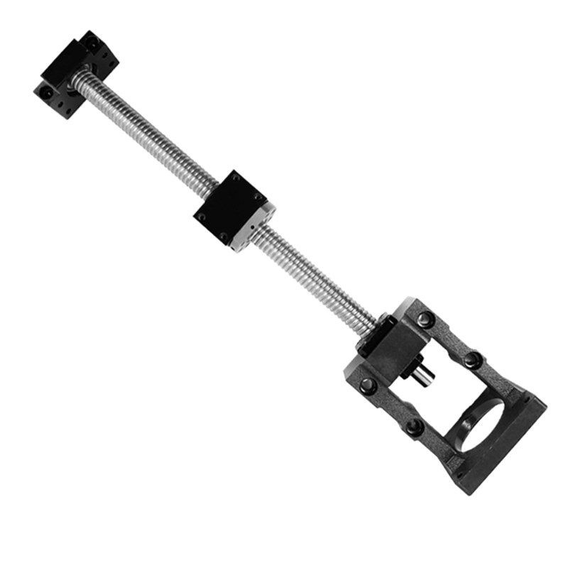 滚珠丝杆滑台马达座400W/750W伺服电机座一体57/86步X进电机固定