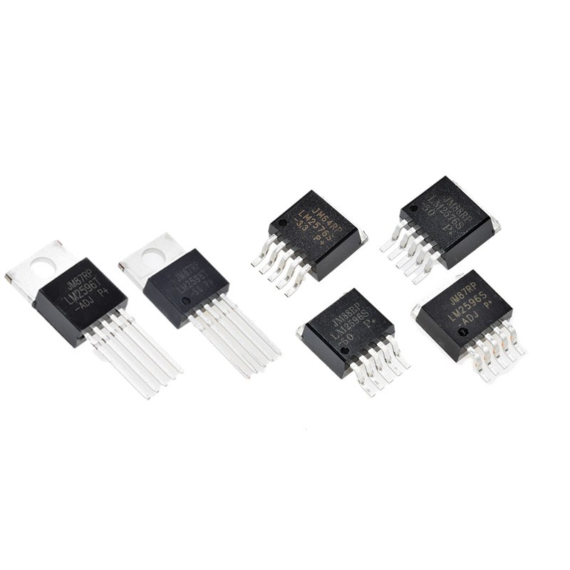 LM2596S-5.0 ADJ 12 3.3V LM2596T LM2576 DC-DC降压电路稳压器IC