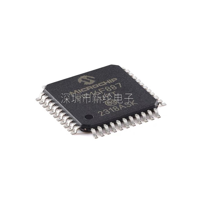原装正品 PIC16F887-I/PT TQFP-44贴片 8位CMOS微控制器MCU芯片