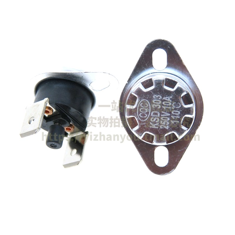 常闭 手动复位温控器 温度/温控开关 KSD301/KSD303 45度~150度