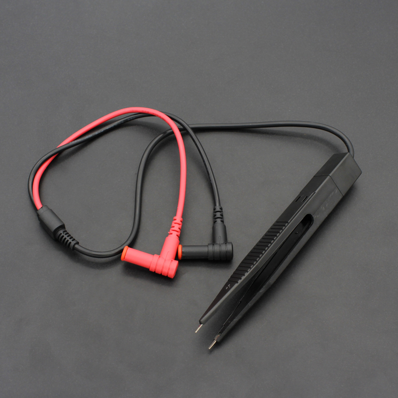 镊子型万用表笔夹子型贴片电容电压电阻测试元器件精密电子测试夹