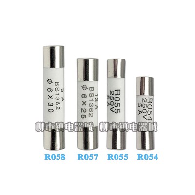 陶瓷保险丝 5*20 5*25 6A 10A 20A 25A  6*30 6*25 250V 500V