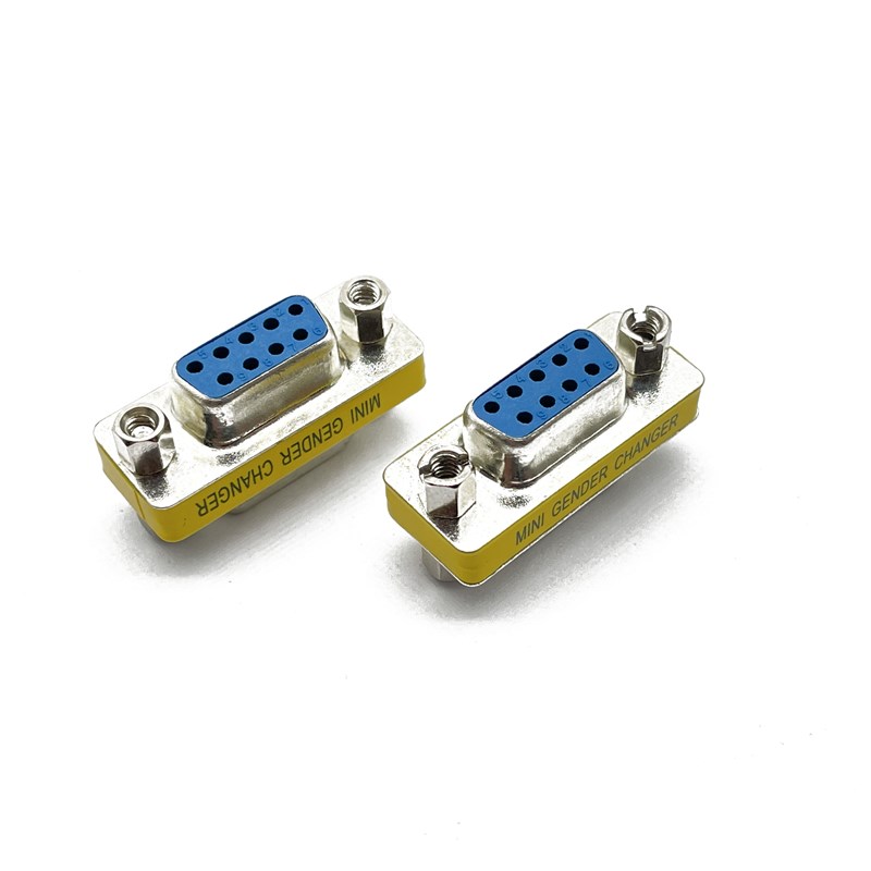 DB9公对母 公对公 母对母 转接头 9针RS232串口头公母转换头com口