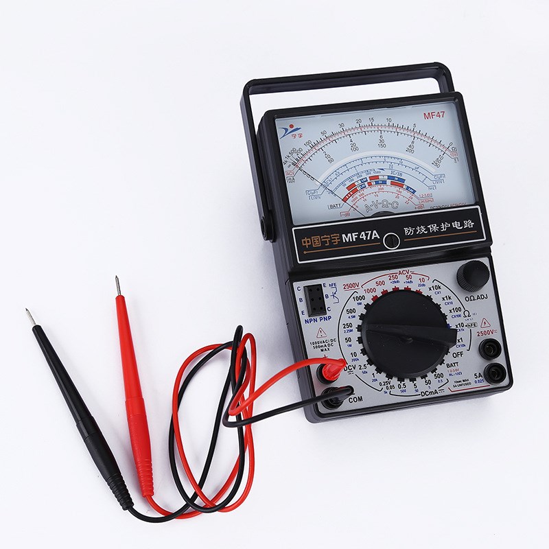 现货宁宇电工仪器仪表笔高精度台式型机械mf-47a指针万用表