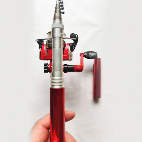 1.6米1钢刚笔鱼竿纺车轮套装小型袖珍短节路亚杆1.4