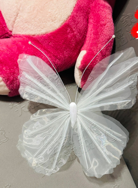 艺家乡超仙丝绸蝴蝶网红打卡摆件