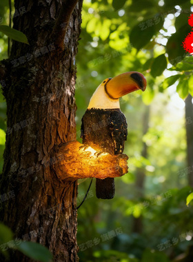 艺家乡动物造型灯挂树装饰布置灯