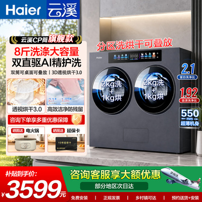 海尔4公斤迷你小型双滚筒洗衣机