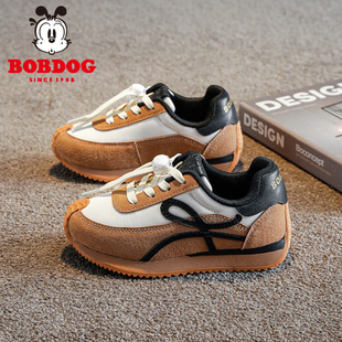 巴布豆童鞋儿童运动鞋2023春秋新款男女童鞋中大童时尚阿甘鞋潮鞋