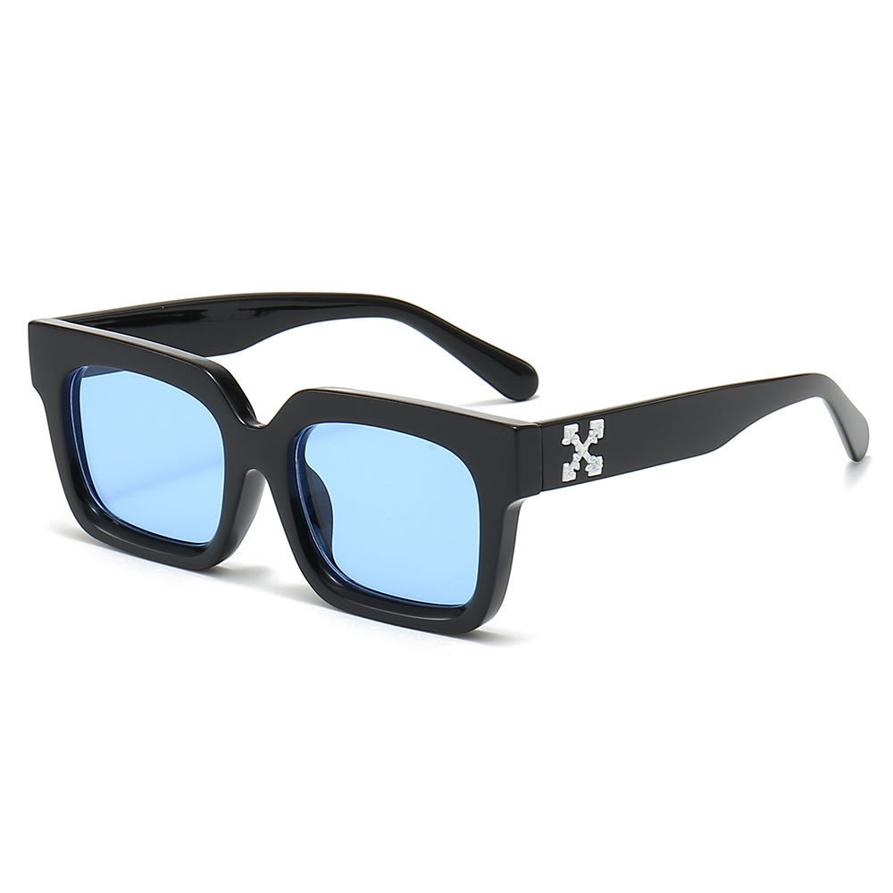 欧美时尚大框太阳镜方形复古百搭墨镜防紫外线遮阳眼镜工厂