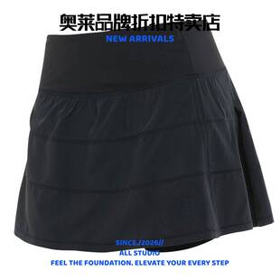六米服饰短裙裤女拉链口袋网球半身裙跑步健身裙子网球裙跨境专供