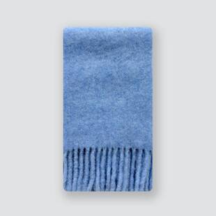 桐庐愿望针织订纺夹花%羊驼毛羊毛混纺围巾女冬季韩系氛围感纯色